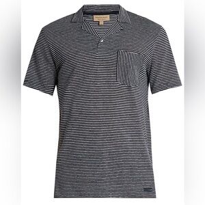 Burberry Navy Striped Size Medium